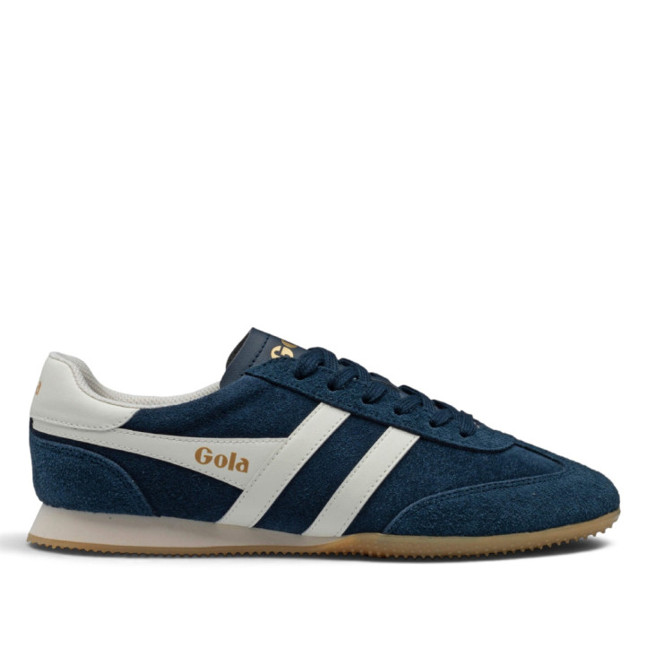 Sabatilles esportives Gola Sprinter Suede d'home blau marí amb detalls blancs - Querol online
