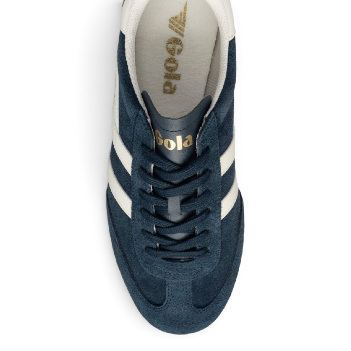 Zapatillas deportivas Gola Sprinter Suede de hombre azul marino con detalles blancos - Querol online