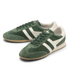 Sabatilles esportives Gola Sprinter Suede d'home verdes d'ant amb detalls blancs