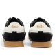 Sabatilles esportives Gola Tornado Leather d'home negres de pell amb detalls blancs - Querol online