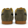 Sabatilles esportives Gola Harrier Suede d'home caqui d'ant amb detalls negres