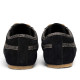 Zapatillas deportivas Gola Cleora II de mujer negras de ante con detalles animal print - Querol online