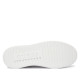 Zapatillas GUESS de mujer blancas con plataforma y detalles dorados - Querol online
