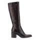 Botas tacón Martina Buraro de mujer marrones de piel con tacón - Querol online