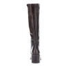 Botas tacón Martina Buraro de mujer marrones de piel con tacón