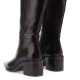 Botas tacón Martina Buraro de mujer marrones de piel con tacón - Querol online