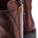 Botins plans Martina Buraro de dona marrons de pell amb cordons - Querol online