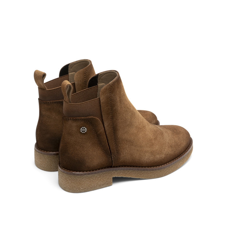BOTINES DE PIEL CON ELÁSTICOS ISABEL CUERO PORRONET - Querol online