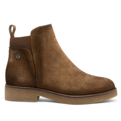 BOTINES DE PIEL CON ELÁSTICOS ISABEL CUERO PORRONET - Querol online