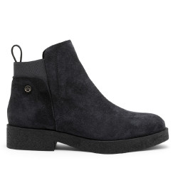 BOTINES DE PIEL CON ELÁSTICOS ISABEL CARBÓN PORRONET - Querol online