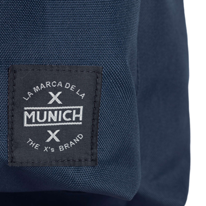 Mochila Munich BTS Basic azul marino de 20L con espalda acolchada - Querol online