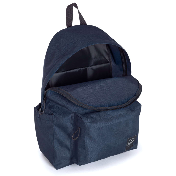 Mochila Munich BTS Basic azul marino de 20L con espalda acolchada - Querol online
