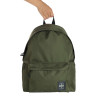 Mochila Munich BTS Basic verde kaki de 20L con espalda acolchada