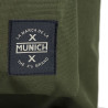 Mochila Munich BTS Basic verde kaki de 20L con espalda acolchada