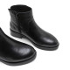 BOTINES DE PIEL CON CREMALLERA JIMENA NEGRO PORRONET - Querol online