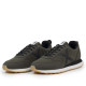 Zapatillas deportivas Munich Rush de hombre verde kaki con detalles negros y suela bicolor - Querol online
