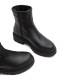 BOTINES DE PIEL CON CREMALLERA KIARA NEGRO PORRONET - Querol online
