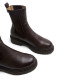 BOTINES DE PIEL CON ELÁSTICOS KATIA MOKA PORRONET - Querol online