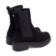 BOTINES DE SERRAJE CON ELÁSTICOS KIRA NEGRO PORRONET - Querol online