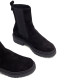 BOTINES DE SERRAJE CON ELÁSTICOS KIRA NEGRO PORRONET - Querol online