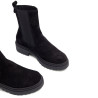BOTINES DE SERRAJE CON ELÁSTICOS KIRA NEGRO PORRONET
