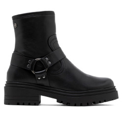 BOTINES DE SERRAJE CON ELÁSTICOS KIRA GRIS PORRONET
