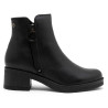 BOTINES DE PIEL CON CREMALLERA LUCÍA NEGRO PORRONET