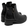 BOTINES DE PIEL CON CREMALLERA LUCÍA NEGRO PORRONET