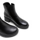 BOTINES DE PIEL CON CREMALLERA LUCÍA NEGRO PORRONET - Querol online
