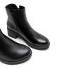 BOTINES DE PIEL CON CREMALLERA LUCÍA NEGRO PORRONET