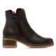 BOTINES DE PIEL CON CREMALLERA LUCÍA MOKA PORRONET - Querol online