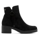 BOTINES DE PIEL CON CREMALLERA LUNA NEGRO PORRONET - Querol online