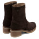 BOTINES DE PIEL CON CREMALLERA LIDIA MOKA PORRONET - Querol online