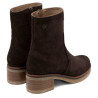 BOTINES DE PIEL CON CREMALLERA LIDIA MOKA PORRONET