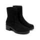 BOTINES DE PIEL CON CREMALLERA LIDIA NEGRO PORRONET - Querol online