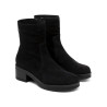 BOTINES DE PIEL CON CREMALLERA LIDIA NEGRO PORRONET