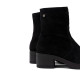 BOTINES DE PIEL CON CREMALLERA LIDIA NEGRO PORRONET - Querol online