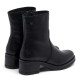 BOTINES DE PIEL CON CREMALLERA LOLA NEGRO PORRONET - Querol online