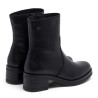 BOTINES DE PIEL CON CREMALLERA LOLA NEGRO PORRONET