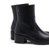 BOTINES DE PIEL CON CREMALLERA LOLA NEGRO PORRONET