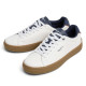 Sabatilles Pepe Jeans Joe Basic d'home blanques amb sola caramel - Querol online