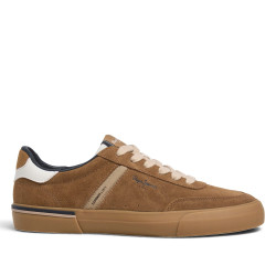 Sabatilles Pepe Jeans Kenton d'home marrons de camussa amb sola caramel - Querol online