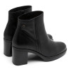 BOTINES DE PIEL DE TACÓN TERESA NEGRO PORRONET