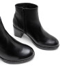 BOTINES DE PIEL DE TACÓN TERESA NEGRO PORRONET
