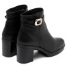 BOTINES DE PIEL DE TACÓN TATIANA NEGRO PORRONET