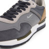 Sabatilles Pepe Jeans d'home grises amb camussa i estil retro running