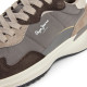 Sabatilles Pepe Jeans Bampton d'home marrons i beix amb detalls de camussa - Querol online