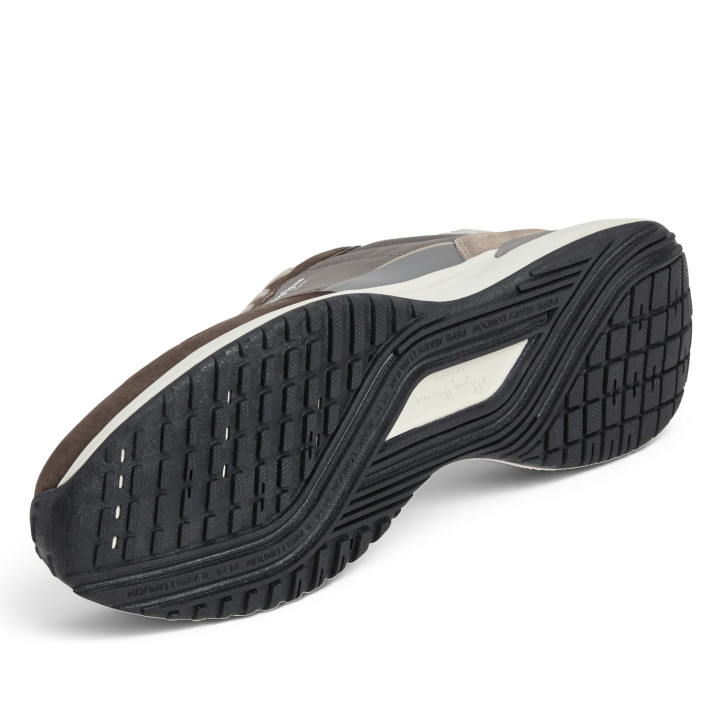 Sabatilles Pepe Jeans Bampton d'home marrons i beix amb detalls de camussa - Querol online