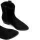 BOTINES DE PIEL CON CREMALLERA MALENA NEGRO PORRONET - Querol online