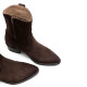 BOTINES DE PIEL CON CREMALLERA MALENA MOKA PORRONET - Querol online